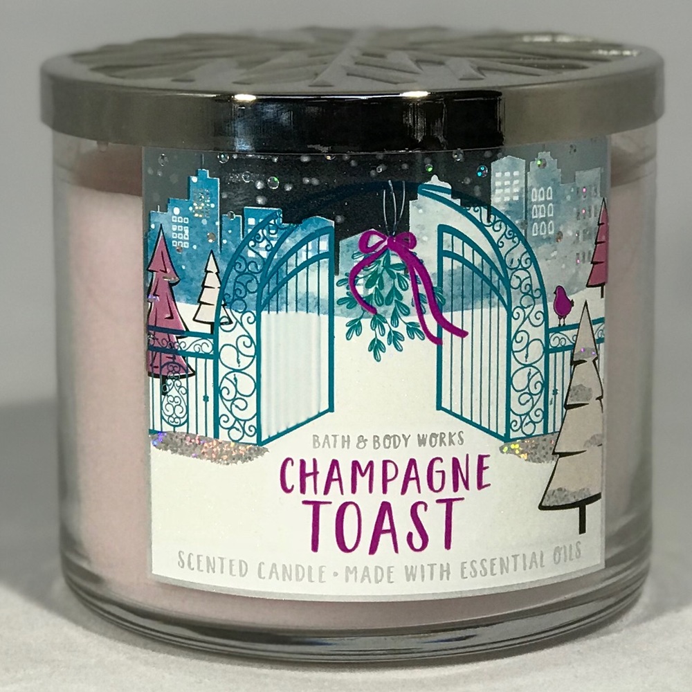 Scented Candle champagne toast
